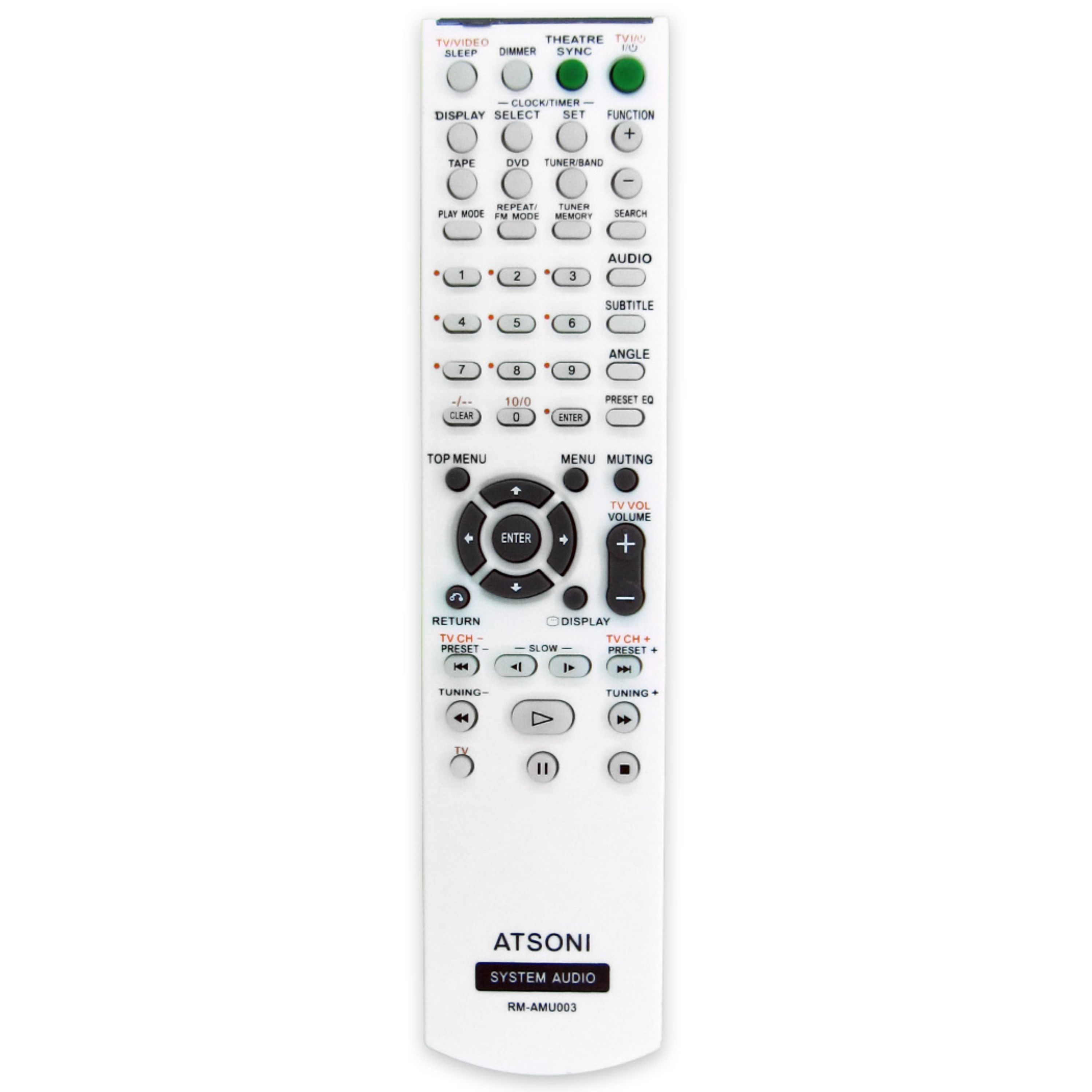 کنترل دی وی دی ضبطی سونی SONY DVD مدل RM-AMU003