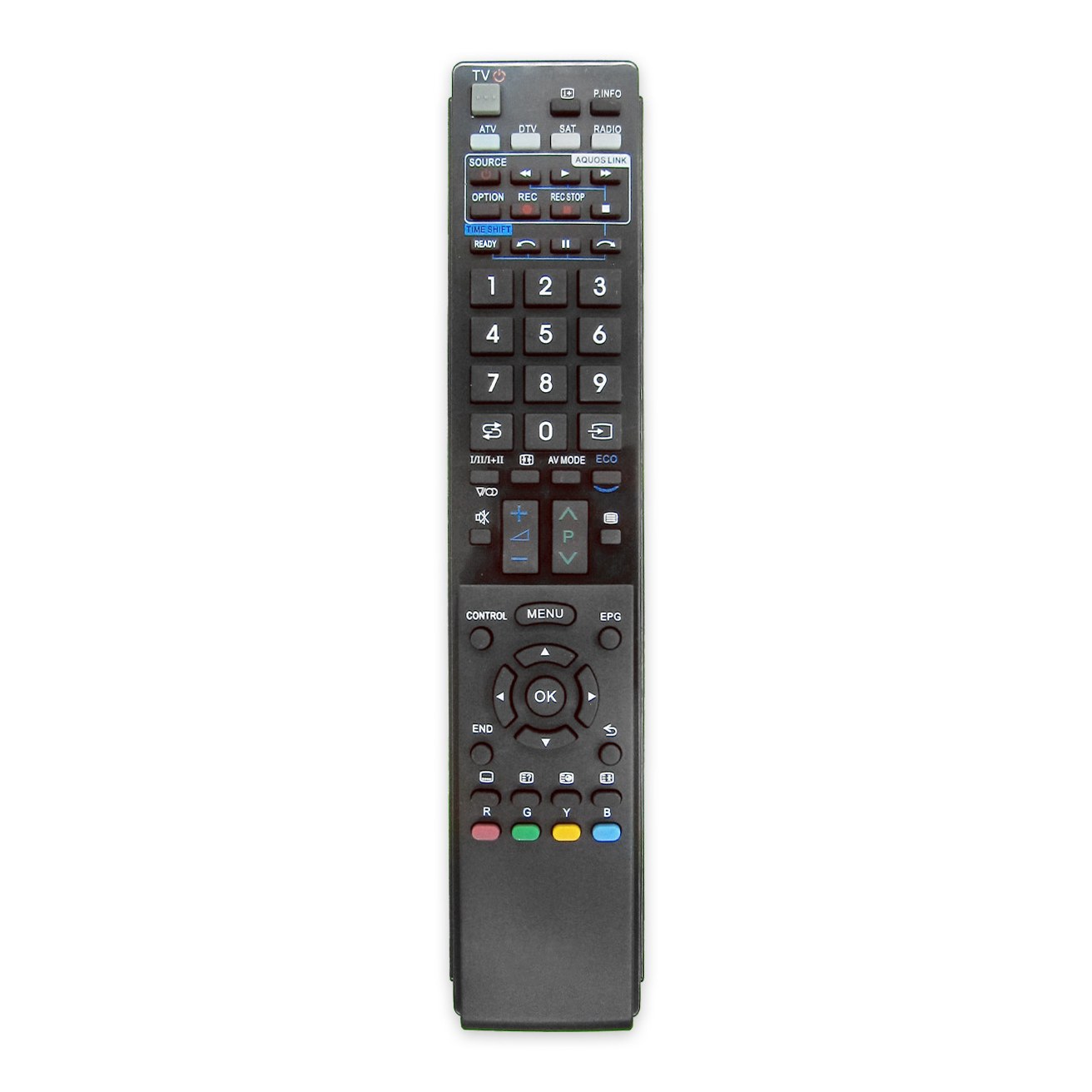 کنترل تلویزیون ال ای دی شارپ SHARP LED مدل RM-L1026