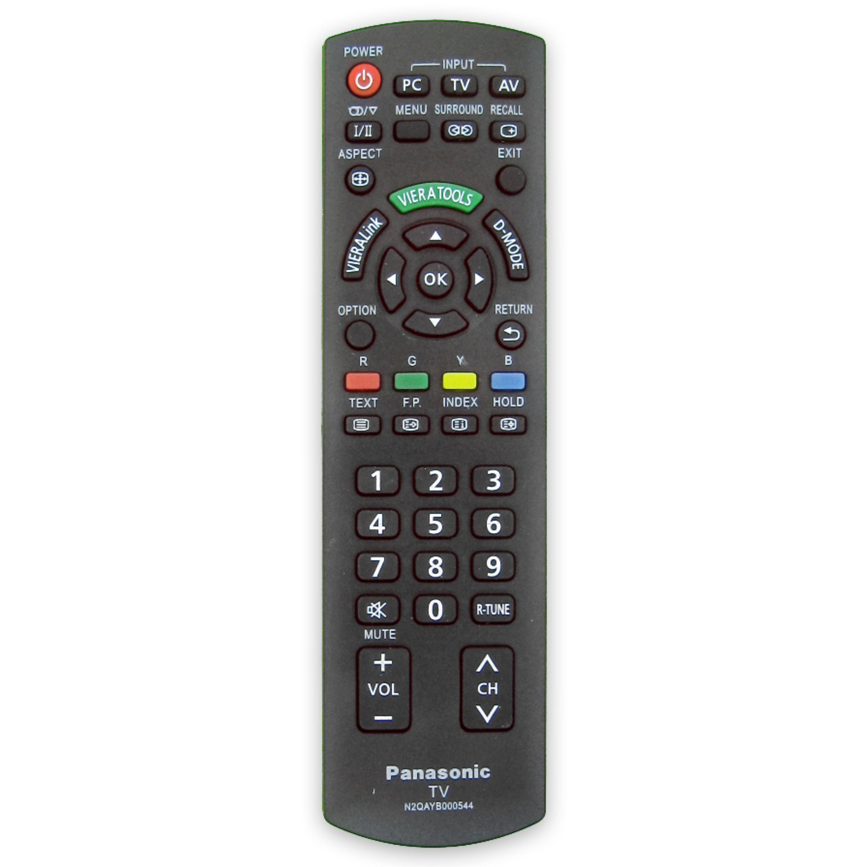 کنترل تلویزیون ال ای دی پاناسونیک PANASONIC LED مدل N2QAYB000544