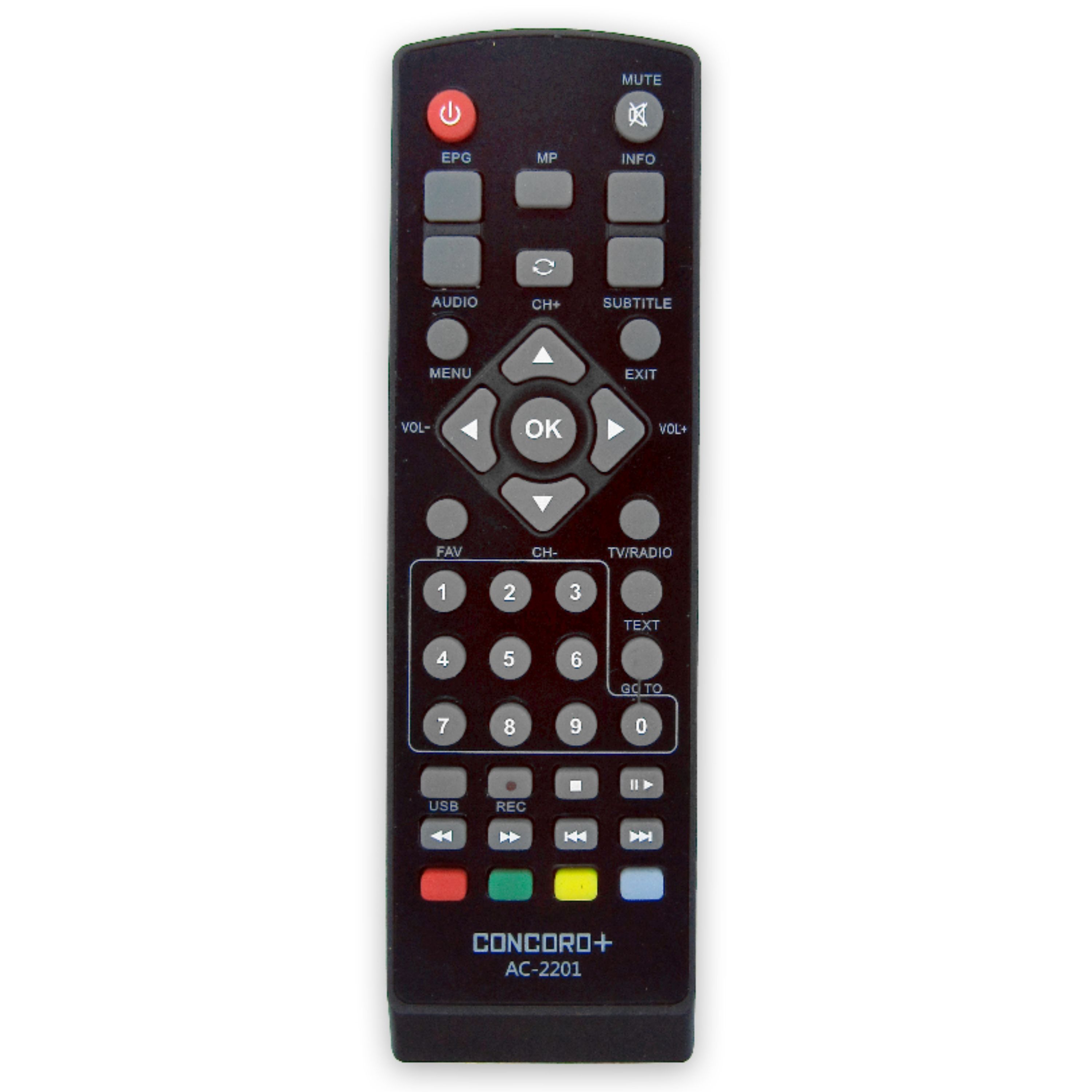 کنترل گیرنده دیجیتال کنکورد پلاس CONCORD مدل AC-2201