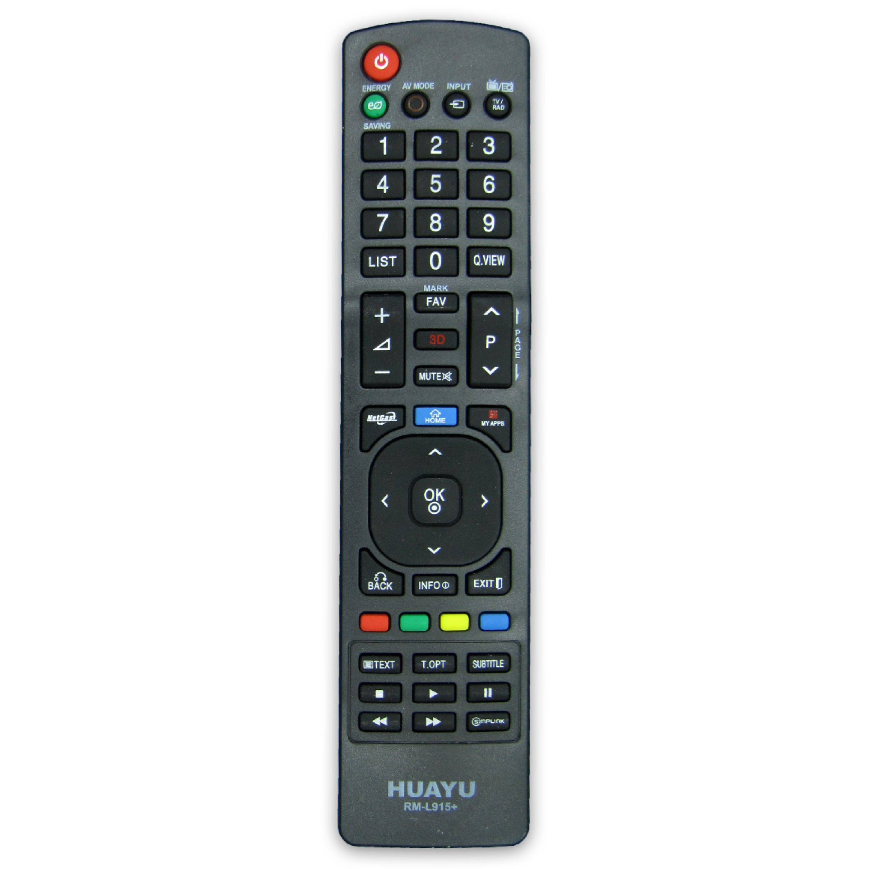 کنترل تلویزیون ال ای دی LED سونی HUAYU مدل RM-L915