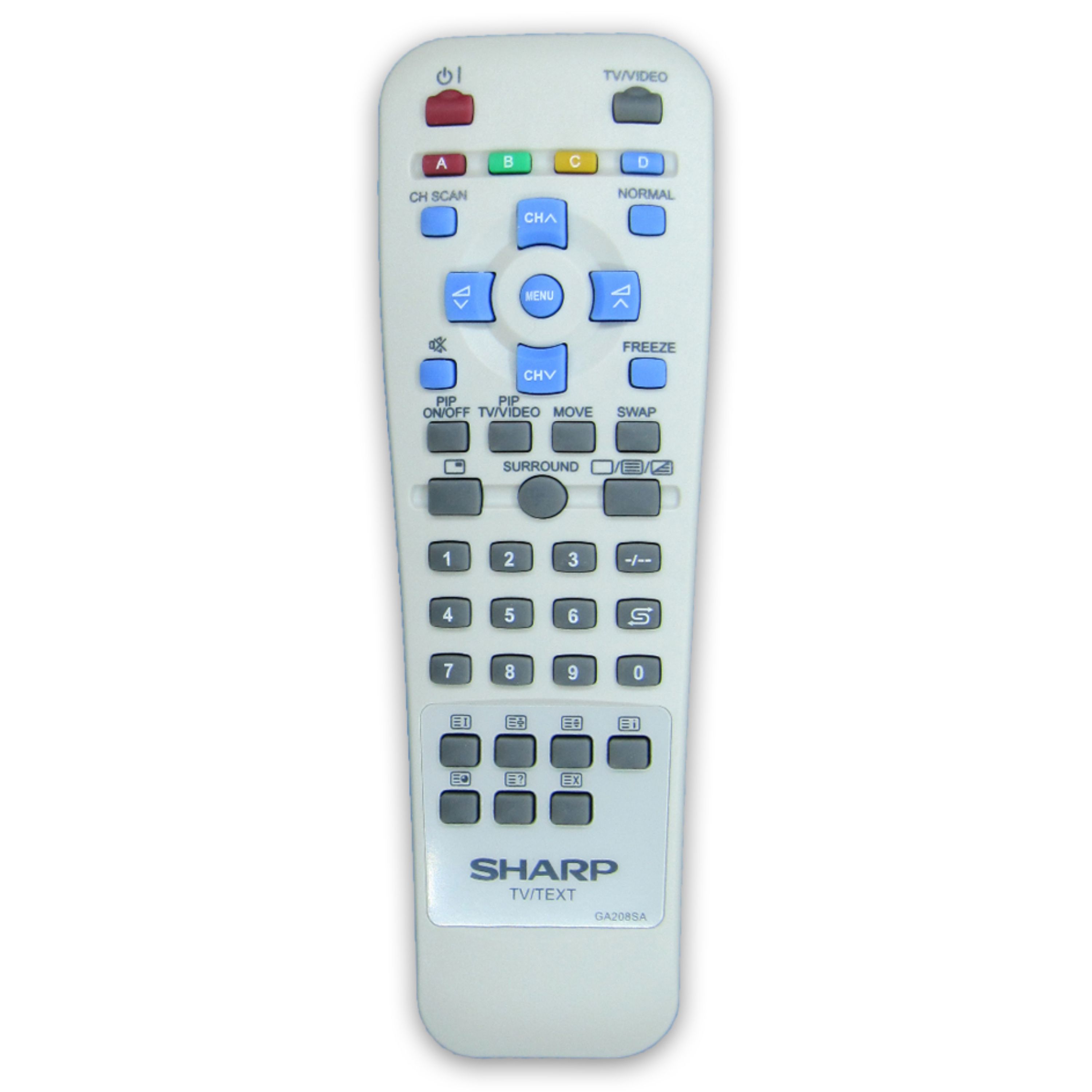 کنترل تلویزیون شارپ SHARP ولوم بالا مدل اصلیGA208SA
