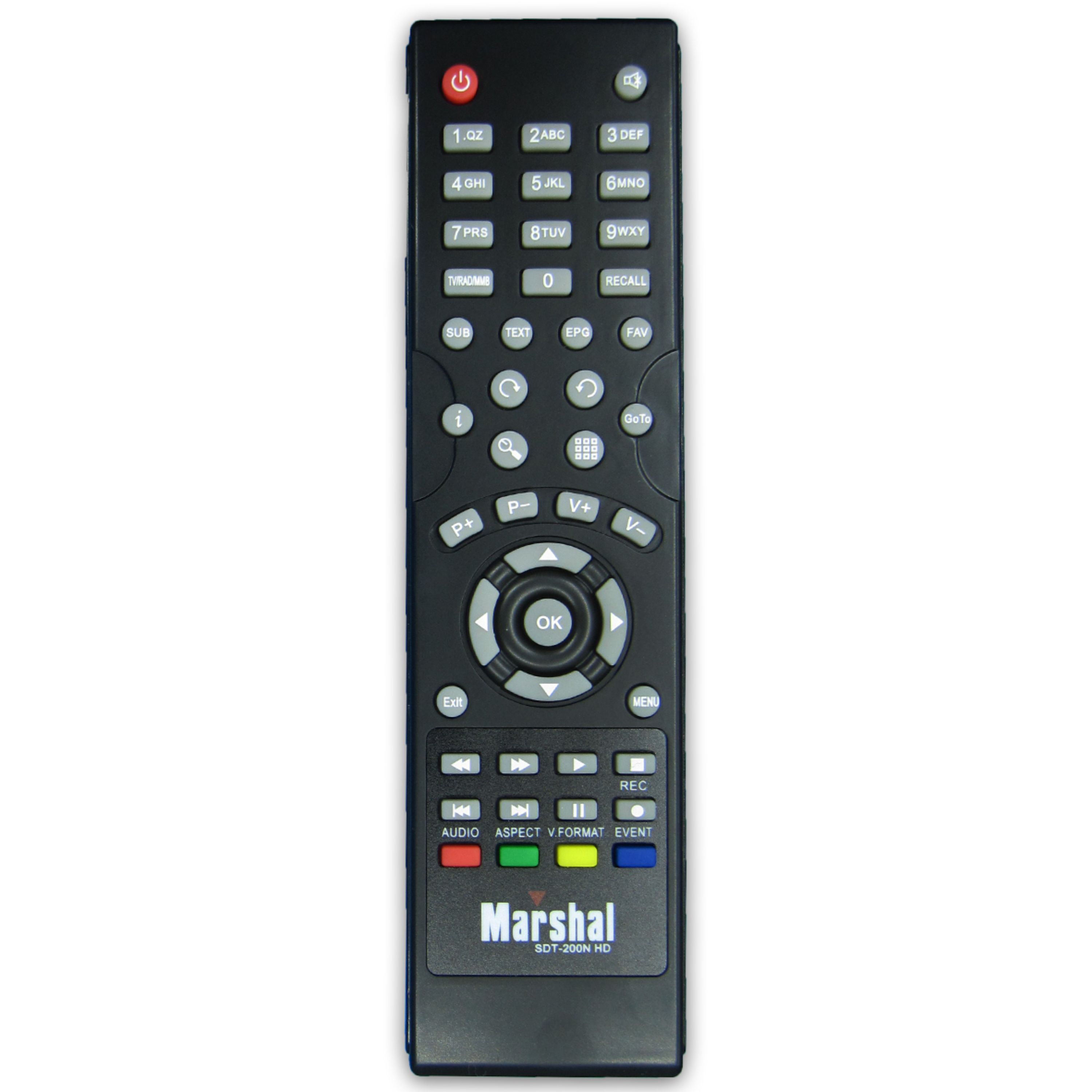 کنترل گیرنده دیجیتال مارشال MARSHAL مدل SDT 200 HD