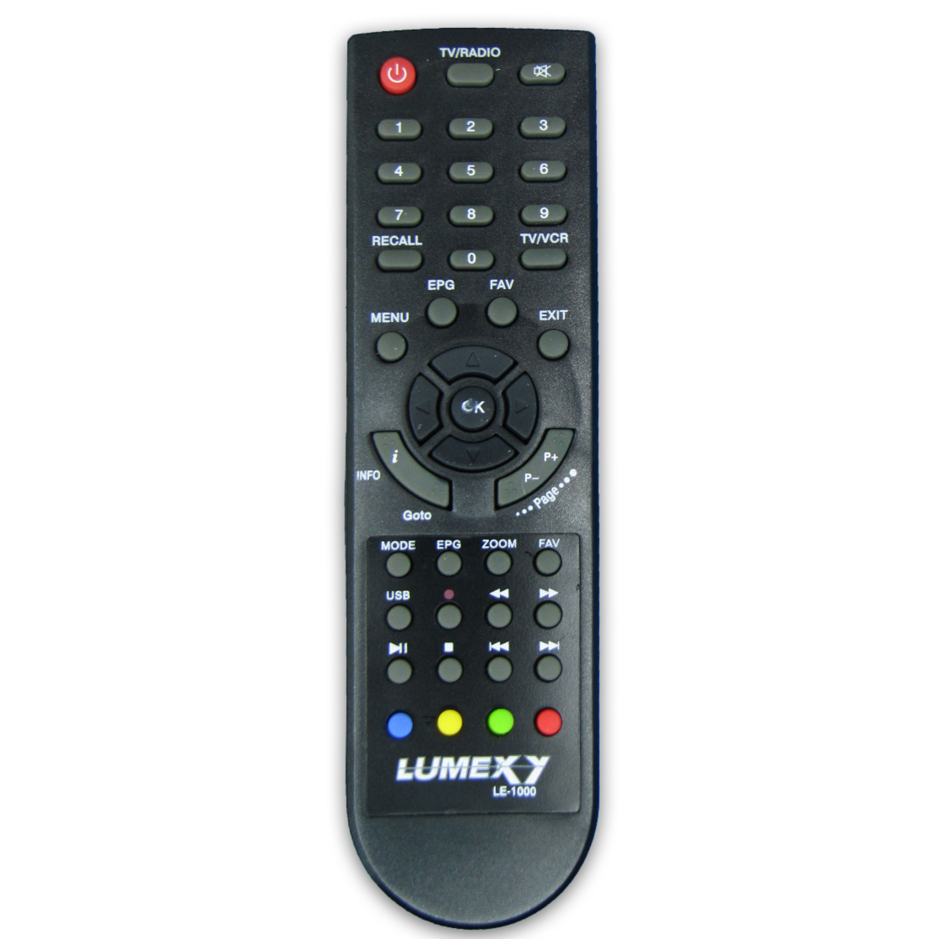 کنترل گیرنده دیجیتال لومکسی LUMEXY مدل LE-1000 (جایگزین)