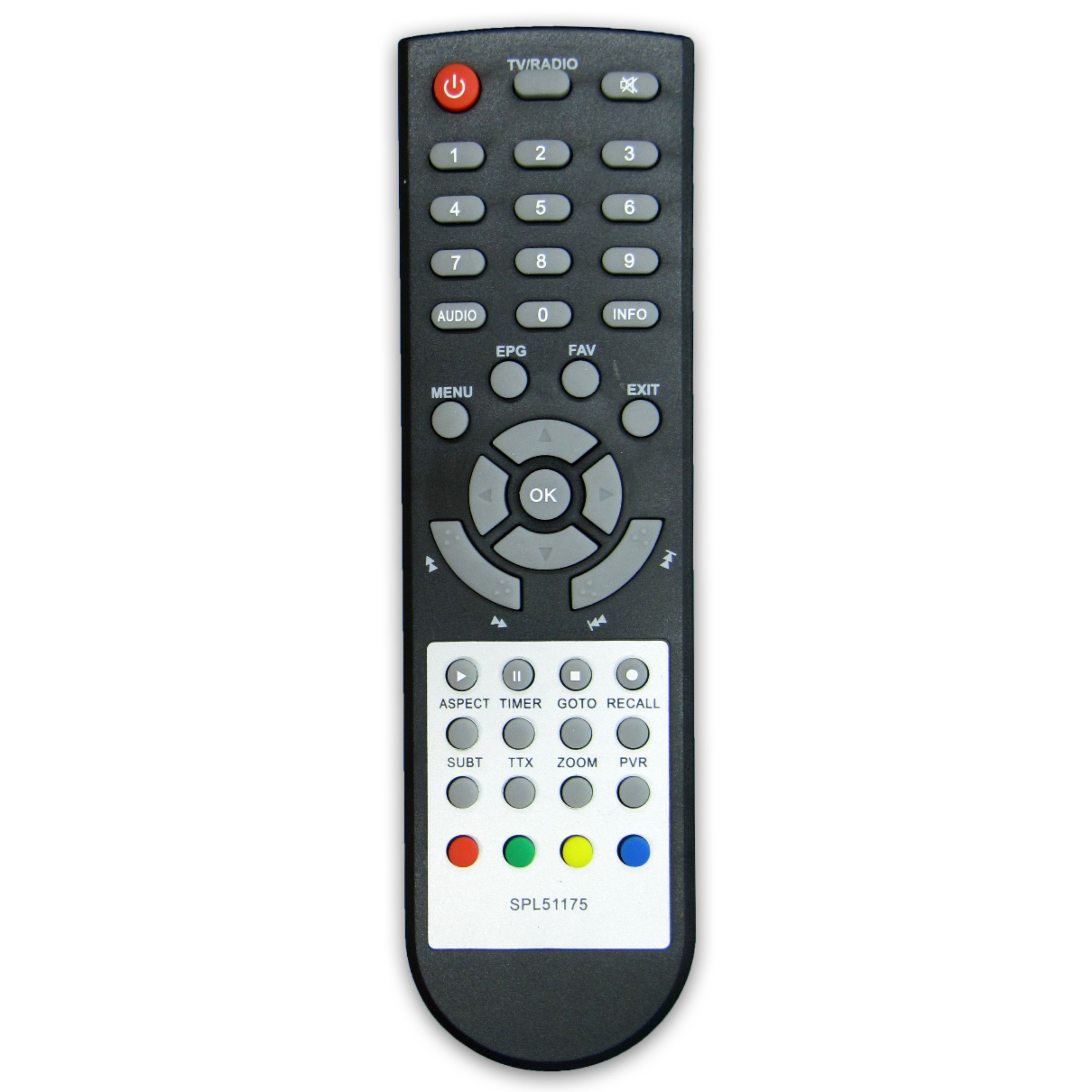 کنترل گیرنده دیجیتال سکام SECOM مدل SPL51157