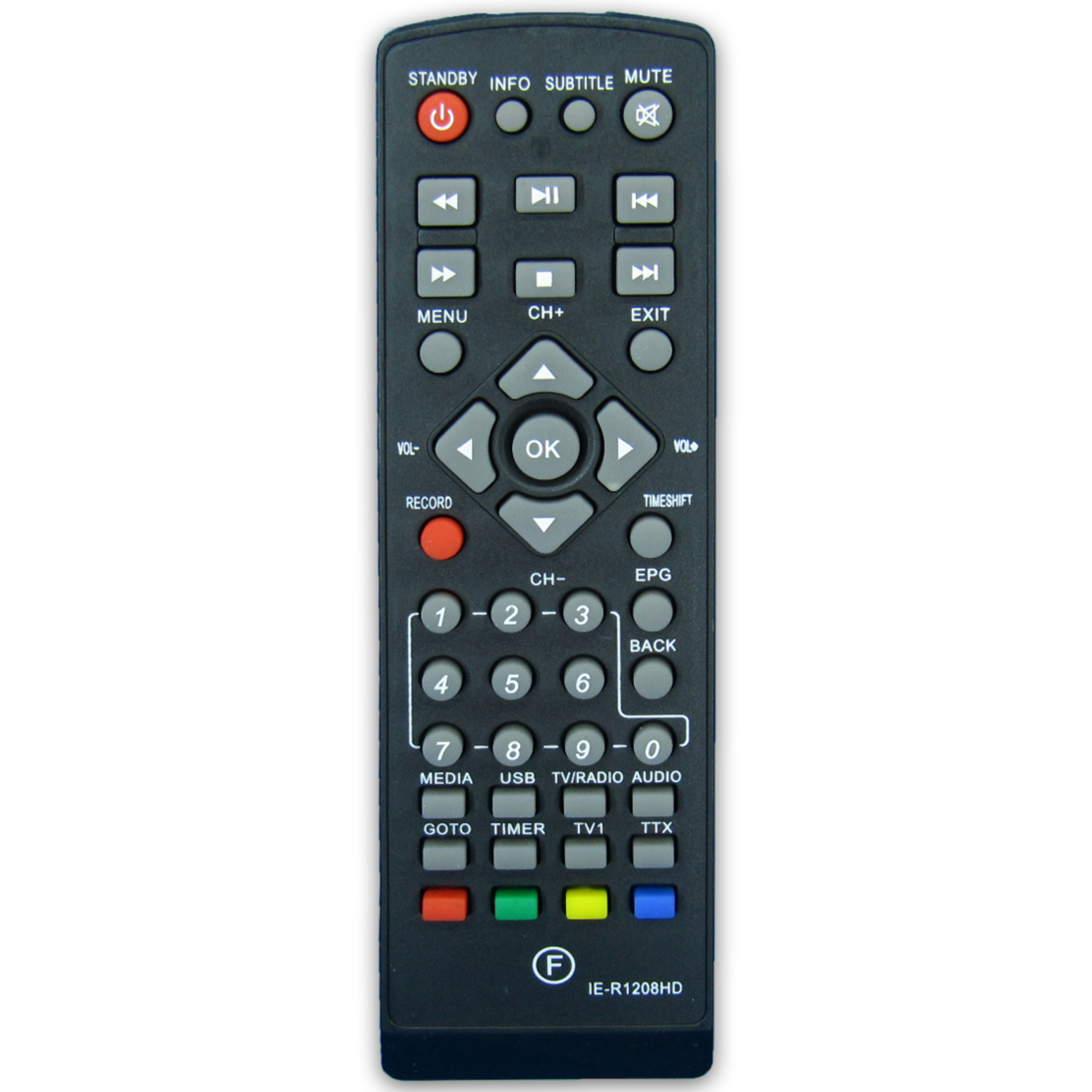 کنترل گیرنده دیجیتال دنای DENAY مدل IE-R1208HD