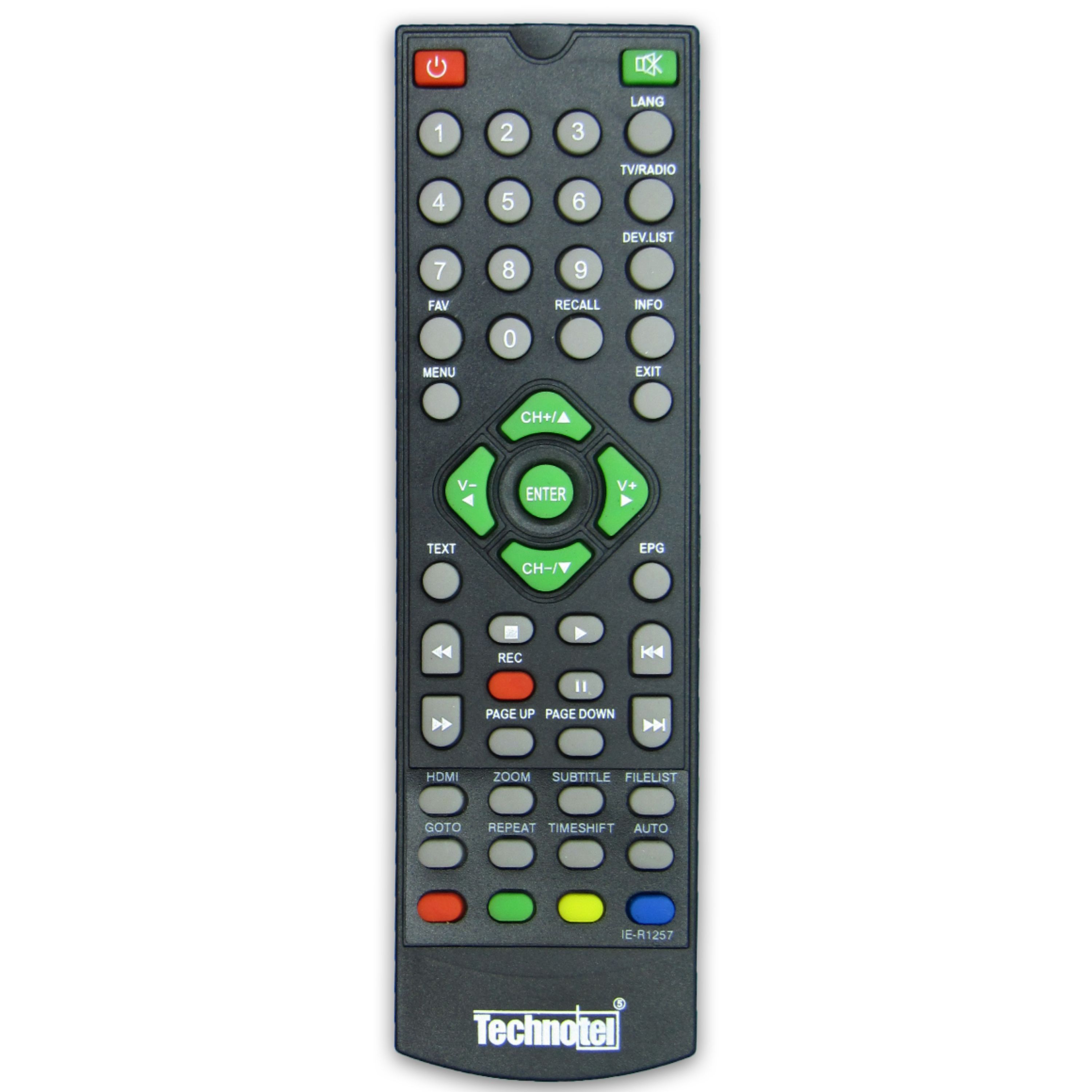 کنترل گیرنده دیجیتال تکنوتل TECHNOTEL مدل IE-R1257