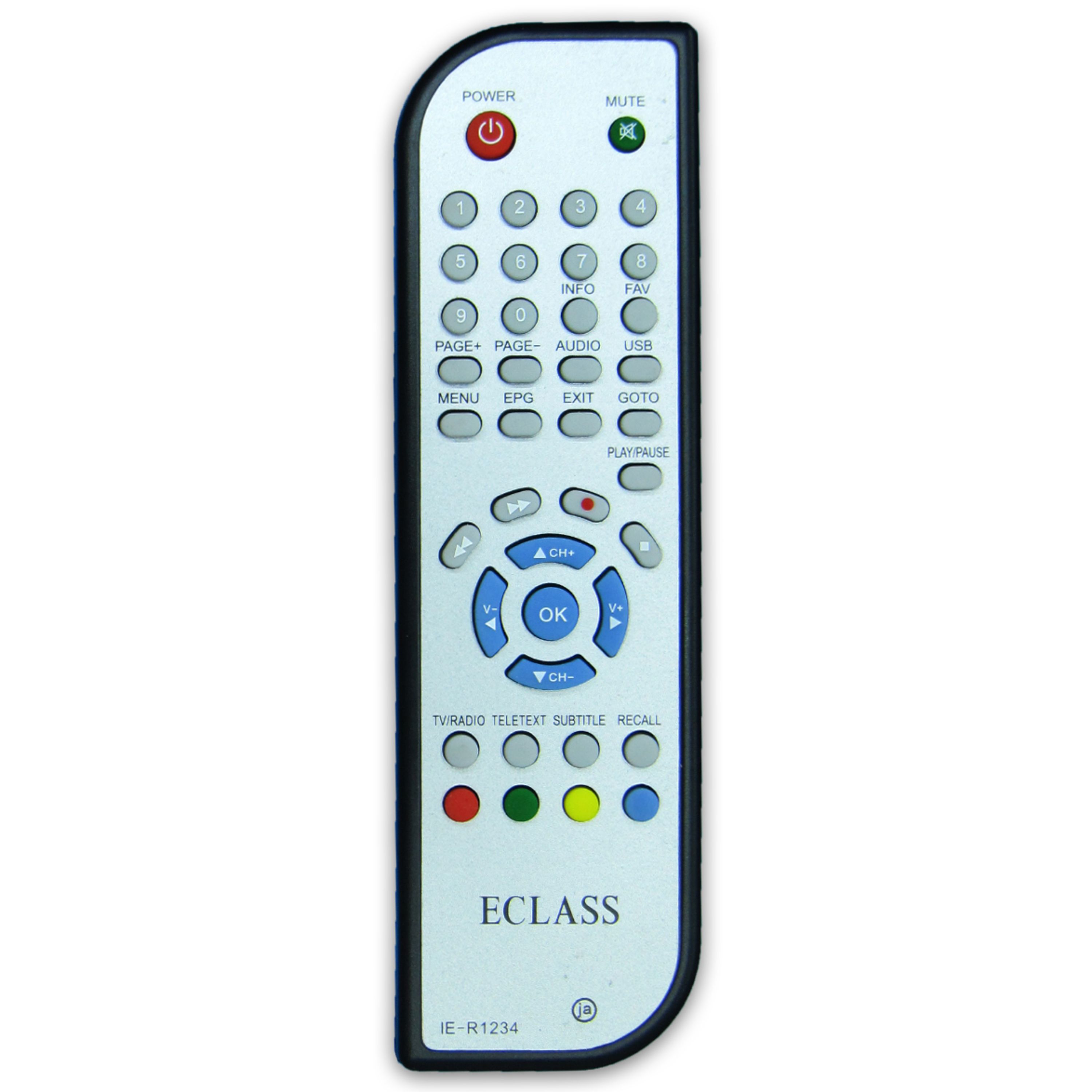 کنترل گیرنده دیجیتال ایکلاس ECLASS مدل IE-R1234 (طرح ایکس ویژن)